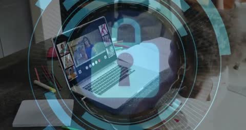 Virtual Class with Digital Security Overlay for Safe E-Learning
