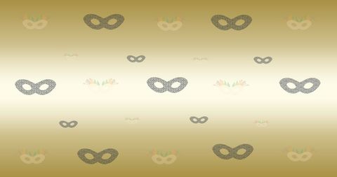 Elegant Masquerade Mask Pattern on Soft Beige Background - Download Free Stock Images Pikwizard.com
