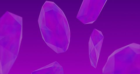 Flash sale notification with purple geometric background