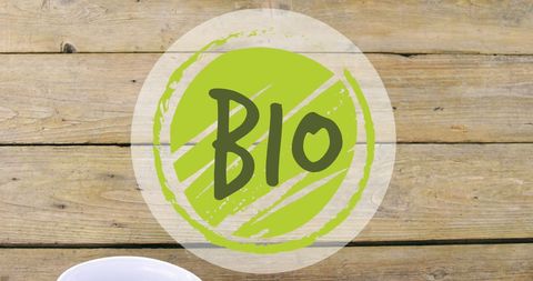 Eco-Friendly Banner with Healthy Theme on Rustic Surface - Download Free Stock Images Pikwizard.com