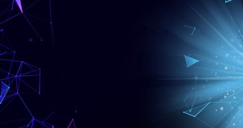 Digital Abstract Background with Blue Light and Network Connections - Download Free Stock Images Pikwizard.com