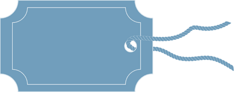Blue Label with Rope on Transparent Background Vector - Download Free Stock Videos Pikwizard.com