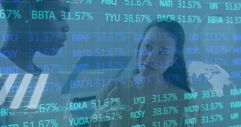 Global Finance and Data Analysis in Multifaceted Office - Download Free Stock Images Pikwizard.com