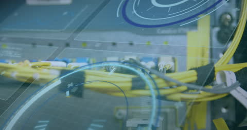 Digital Data Processing with Server Cables and Virtual Interface