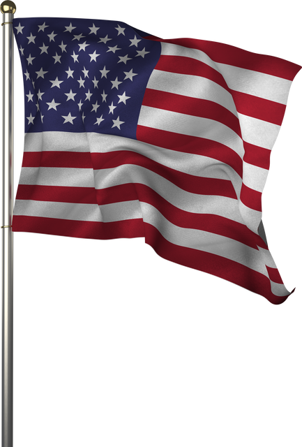 Transparent USA Flag Waving on Metal Flagpole - Download Free Stock Videos Pikwizard.com