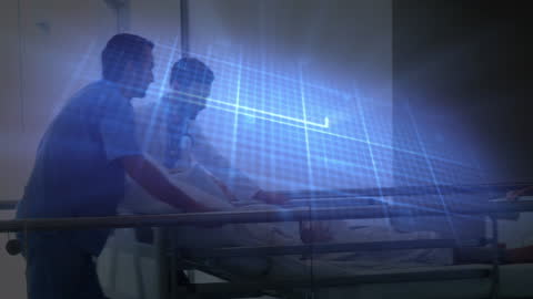 Medical Professionals Analyzing Health Data Visualization