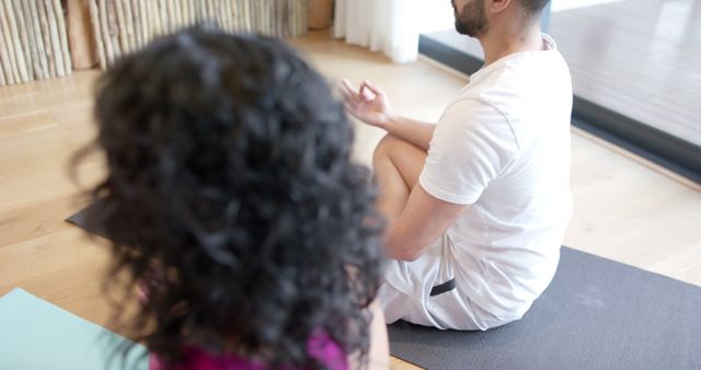 Friends Practicing Yoga Together in Calm Indoor Environment - Download Free Stock Images Pikwizard.com