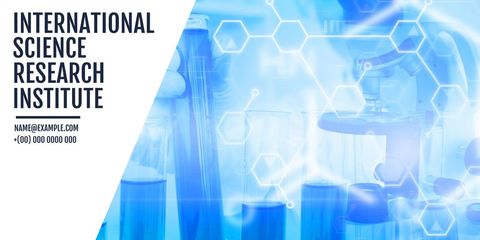 innovative scientific research laboratory banner design - Download Free Stock Templates Pikwizard.com