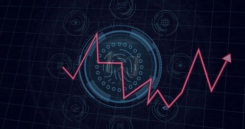cybersecurity concept with data processing and secure network - Download Free Stock Images Pikwizard.com