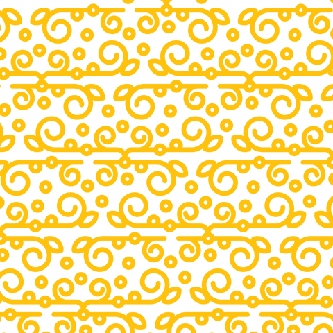 seamless yellow pattern with swirls on transparent background - Download Free Stock Videos Pikwizard.com