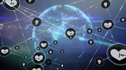 Global Healthcare Network with Data Processing Connectivity