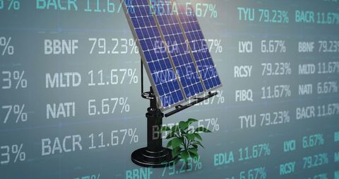 Solar Energy Investment Amid Stock Market Data