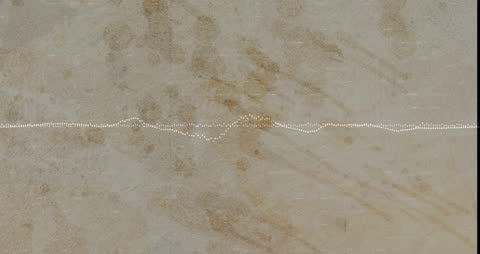 Animated Financial Data Visualization on Beige Background