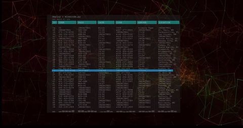 Digital Data Processing Screen with Global Connections Concept - Download Free Stock Images Pikwizard.com