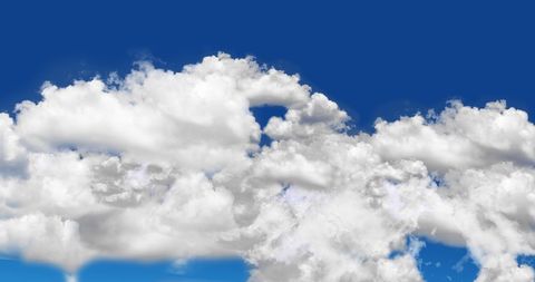Blue Sky with White Fluffy Clouds on Winter Day - Download Free Stock Images Pikwizard.com