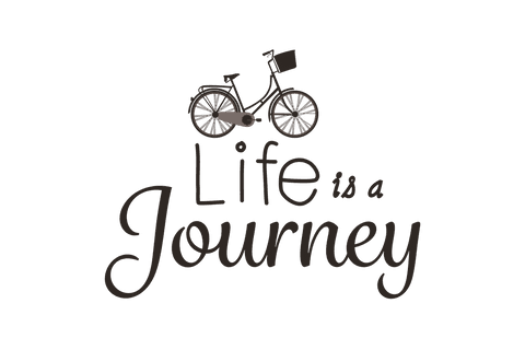 inspirational quote with bicycle on transparent background - Download Free Stock Videos Pikwizard.com