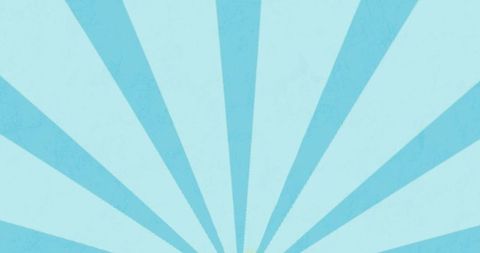 Retro blue sunburst paper texture radiating rays converging at bottom center minimalist