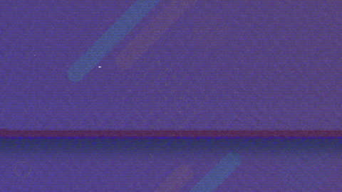 Abstract Glitch Animation on Purple Background