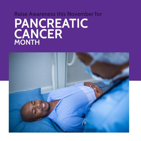 Pancreatic Cancer Awareness Month with Doctor and Patient Interaction