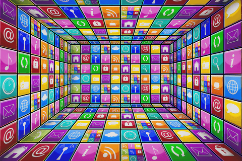 Digital Room of Technology Icons Transparent Background Vector Graphic - Download Free Stock Videos Pikwizard.com