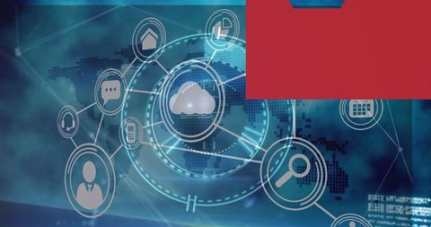 Data Network and Digital Communication Concept