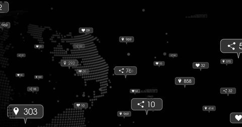 Global Social Media Engagement and Data Visualization