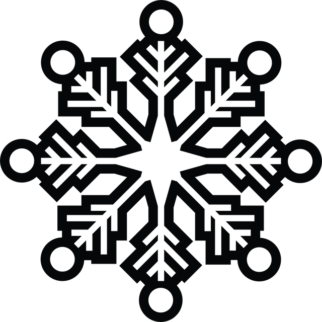 Snowflake Outline Transparent Background Winter Illustration - Download Free Stock Videos Pikwizard.com