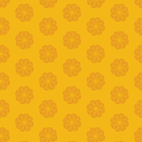 yellow floral pattern on transparent background for design - Download Free Stock Videos Pikwizard.com