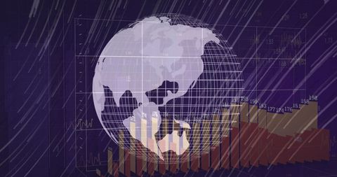 global finance and data analytics conceptual background - Download Free Stock Images Pikwizard.com