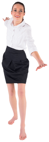 businesswoman performing holistic balancing act transparent background - Download Free Stock Videos Pikwizard.com