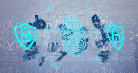 Biometric security with digital fingerprint scanning technology