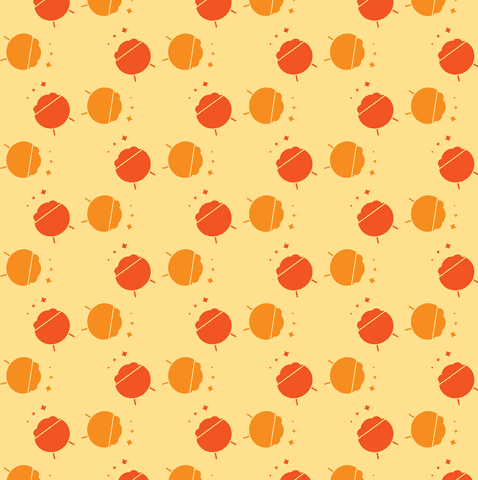Seamless Pattern of Orange and Yellow Cauldrons on Transparent Background - Download Free Stock Videos Pikwizard.com