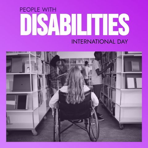 international day for people with disabilities in library setting - Download Free Stock Templates Pikwizard.com