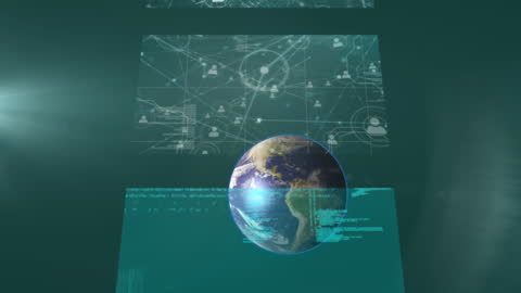 Global Digital Network Interface and Data Projection