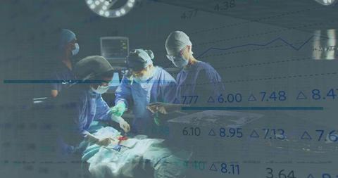 Surgical Team and Stock Market Data Overlap in Technological Innovation - Download Free Stock Images Pikwizard.com