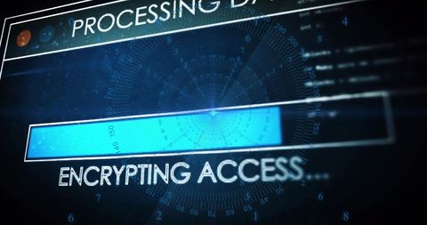 Digital Data Processing and Encryption Concept Graphic - Download Free Stock Images Pikwizard.com