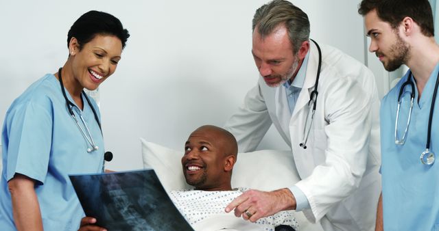 Medical Team Discussing Patient's X-ray Results - Download Free Stock Images Pikwizard.com