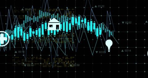 Financial Data Visualization with Futuristic Interface - Download Free Stock Images Pikwizard.com