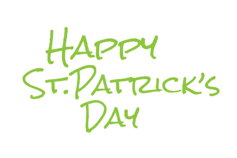 Green Happy St. Patrick's Day Text on Transparent Background - Download Free Stock Videos Pikwizard.com