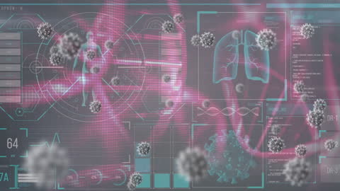 Digital Interface of COVID-19 Cells and Data Processing