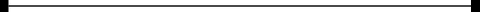 Black line with square ends on transparent background