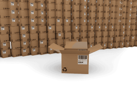 open cardboard box on transparent background with uniform stacked boxes - Download Free Stock Videos Pikwizard.com