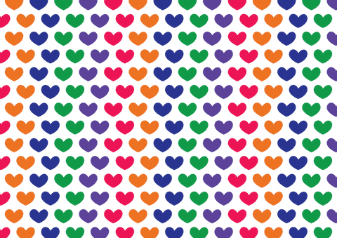 Transparent Heart Pattern Colorful Valentines Background - Download Free Stock Videos Pikwizard.com