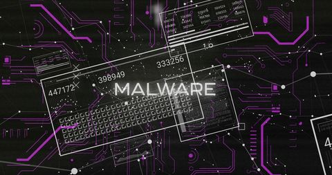 Abstract Circuit Design Representing Digital Malware Concept - Download Free Stock Images Pikwizard.com