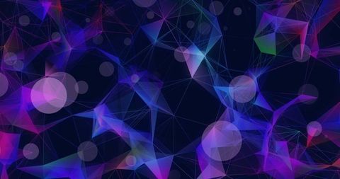 Abstract Digital Shapes and Movements on Black Background - Download Free Stock Images Pikwizard.com