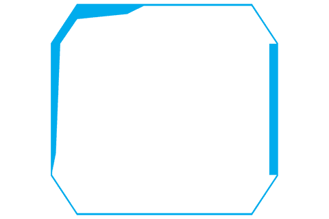 abstract blue angular frame on transparent background - Download Free Stock Videos Pikwizard.com
