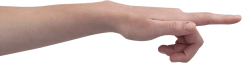 Pointing Hand with Finger Transparently Displaying Direction - Download Free Stock Videos Pikwizard.com
