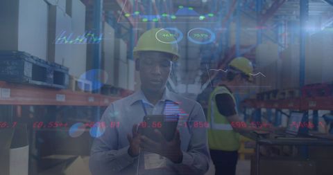 Financial Technology in Modern Warehouse Operations - Download Free Stock Images Pikwizard.com