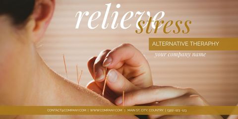 Acupuncture Therapy Promoting Stress Relief and Healing - Download Free Stock Templates Pikwizard.com