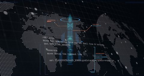 Digital Interface with Global Data Processing Elements Overlay - Download Free Stock Images Pikwizard.com